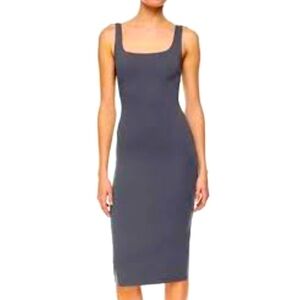 Babaton Gray Midi Dress